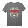 „If You Can Read This The Bitch Fell Off“ - Biker-Langarmshirt mit Rückendruck, lustiges Geschenk für Motocross-Biker zu jedem Anlass