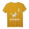 Disc Golf Dinosaurier T-Shirt mit Tyrannosaurus & Flugscheibe – Lustiges Geschenk für Discgolfer, Ultimate Frisbee & Sportliebhaber an Geburtstagen, Weihnachten & Events