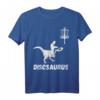 Disc Golf Dinosaurier T-Shirt mit Tyrannosaurus & Flugscheibe – Lustiges Geschenk für Discgolfer, Ultimate Frisbee & Sportliebhaber an Geburtstagen, Weihnachten & Events