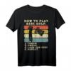 How To Play Disc Golf Sunset Retro Frisbee Golf T-Shirt – Perfektes Geschenk für Disc Golf Fans, Sportliebhaber & Freunde zum Geburtstag, Weihnachten & mehr