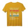 How To Play Disc Golf Sunset Retro Frisbee Golf T-Shirt – Perfektes Geschenk für Disc Golf Fans, Sportliebhaber & Freunde zum Geburtstag, Weihnachten & mehr