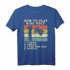 How To Play Disc Golf Sunset Retro Frisbee Golf T-Shirt – Perfektes Geschenk für Disc Golf Fans, Sportliebhaber & Freunde zum Geburtstag, Weihnachten & mehr
