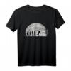 Disc Golf Evolution Mond Wurfscheibe Disc Golf T-Shirt – Witziges Motiv für Turniere und Freizeit Disc Golfer