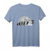 Disc Golf Evolution Mond Wurfscheibe Disc Golf T-Shirt – Witziges Motiv für Turniere und Freizeit Disc Golfer