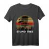 80s Retro Vintage Lustiges Stupid Tree Disc Golf Geschenk T-Shirt – Perfektes Geschenk für Disc Golf Fans und Retro-Golfer