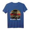 80s Retro Vintage Lustiges Stupid Tree Disc Golf Geschenk T-Shirt – Perfektes Geschenk für Disc Golf Fans und Retro-Golfer
