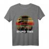80s Retro Vintage Lustiges Stupid Tree Disc Golf Geschenk T-Shirt – Perfektes Geschenk für Disc Golf Fans und Retro-Golfer
