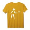 Disc Golf Spieler T-Shirt - Klassisch geschnitten mit Frisbee-Design, perfekt für Fans und Outdoor-Sportler