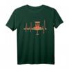 Vintage Heartbeat Disc Golf T-Shirt - Retro Frolf Frisbee Tee for Men and Women, Perfect Gift for Disc Golf Lovers