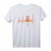 Vintage Heartbeat Disc Golf T-Shirt - Retro Frolf Frisbee Tee for Men and Women, Perfect Gift for Disc Golf Lovers