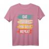 Eat Sleep Disc Golf Repeat T-Shirt – Lustiges Sportshirt für Disc Golf Fans, ideal als Geburtstags- und Weihnachtsgeschenk für Männer, Frauen, Kinder und Familien auf dem Golfplatz