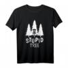 Disc Golf Stupid Tree Witzig Baum Frisbee Disc Golf Geschenk T-Shirt – Humorvolles Fan-Shirt für Disc Golfer und Naturfreunde