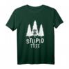 Disc Golf Stupid Tree Witzig Baum Frisbee Disc Golf Geschenk T-Shirt – Humorvolles Fan-Shirt für Disc Golfer und Naturfreunde