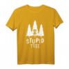 Disc Golf Stupid Tree Witzig Baum Frisbee Disc Golf Geschenk T-Shirt – Humorvolles Fan-Shirt für Disc Golfer und Naturfreunde