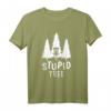 Disc Golf Stupid Tree Witzig Baum Frisbee Disc Golf Geschenk T-Shirt – Humorvolles Fan-Shirt für Disc Golfer und Naturfreunde
