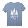 Disc Golf Stupid Tree Witzig Baum Frisbee Disc Golf Geschenk T-Shirt – Humorvolles Fan-Shirt für Disc Golfer und Naturfreunde