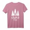 Disc Golf Stupid Tree Witzig Baum Frisbee Disc Golf Geschenk T-Shirt – Humorvolles Fan-Shirt für Disc Golfer und Naturfreunde