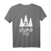 Disc Golf Stupid Tree Witzig Baum Frisbee Disc Golf Geschenk T-Shirt – Humorvolles Fan-Shirt für Disc Golfer und Naturfreunde