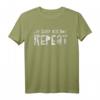 Eat, Sleep, Disc Golf, Repeat - Frisbee Zitat für Sportliebhaber T-Shirt