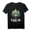 Funny Stupid Tree Disc Golf Ultimate Frisbee Golf Frolf T-Shirt – Lustiges Geschenk für Disc Golf und Frisbee Spieler