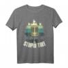 Funny Stupid Tree Disc Golf Ultimate Frisbee Golf Frolf T-Shirt – Lustiges Geschenk für Disc Golf und Frisbee Spieler