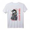 Japanischer Tokio-Drache T-Shirt im Retro-80er-Jahre Vaporwave Stil - Asiatisch inspirierte Streetwear für Teenager, Frauen und Männer