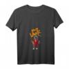 Damen T-Shirt Emil der Drache - Es Läuft Spruch, V-Ausschnitt, Originelles Kunstwerk