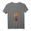 Damen T-Shirt Emil der Drache - Es Läuft Spruch, V-Ausschnitt, Originelles Kunstwerk