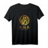 Yin Yang Tai Chi T-Shirt mit Kranich & Drache – Klassisch geschnitten, ideal für Qi Gong, Kung Fu & Tai Chi Enthusiasten