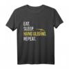 Eat Sleep Drachenfliegen Repeat Air Sport Shirt – Klassisches Hängegleiter T-Shirt für Drachenflieger und Luftsport-Enthusiasten
