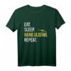 Eat Sleep Drachenfliegen Repeat Air Sport Shirt – Klassisches Hängegleiter T-Shirt für Drachenflieger und Luftsport-Enthusiasten