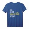 Eat Sleep Drachenfliegen Repeat Air Sport Shirt – Klassisches Hängegleiter T-Shirt für Drachenflieger und Luftsport-Enthusiasten