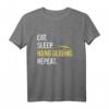 Eat Sleep Drachenfliegen Repeat Air Sport Shirt – Klassisches Hängegleiter T-Shirt für Drachenflieger und Luftsport-Enthusiasten