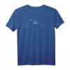 Drachenfliegen Pilot Herzschlag Drachenflieger EKG T-Shirt – Perfektes Geschenk für Piloten, Extremsportler & Luftsportfans