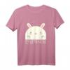 Annyeonghaseyo lachend süßer Hase Hangul T-Shirt für K-POP, Koreanische Kultur & Koreanisch-Lerner – Perfekt für Freunde, Fans & Reisende