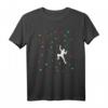 Bunte Kletterwand & Boulder Kletter Zubehör T-Shirt – Perfekt für Kletterer & Boulder Fans, tolles Geschenk für Klettergruppen
