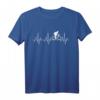 Fahrrad Herzschlag EKG Radsport Radfahrer T-Shirt - Lustiges Geschenk für Radfahrer, Party-Outfit & Humorvolles Sportshirt
