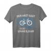 Fahrrad Fieber - der Arzt sagt es ist unheilbar! Humorvolles Fahrrad T-Shirt für Radfahrer, Fahrradliebhaber & Geschenkideen für Geburtstag & Weihnachten