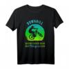 Warum fahren wenn man fliegen kann - Lustiges Downhill Mountainbike T-Shirt für Biker, Radfahrer und Downhiller