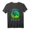 Warum fahren wenn man fliegen kann - Lustiges Downhill Mountainbike T-Shirt für Biker, Radfahrer und Downhiller
