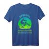 Warum fahren wenn man fliegen kann - Lustiges Downhill Mountainbike T-Shirt für Biker, Radfahrer und Downhiller