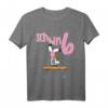 Kinder Sechster Geburtstag Einhorn Turnen T-Shirt - Perfekt für kleine Geburtstagskinder, Mädchen und Jungen, zum 6. Geburtstag mit lustigem Design