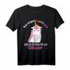 Böses Einhorn klatscht Glitzer – Lustiges Regenbogen Fun T-Shirt für Frauen, Männer, Pferde- und Einhorn-Fans