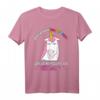 Böses Einhorn klatscht Glitzer – Lustiges Regenbogen Fun T-Shirt für Frauen, Männer, Pferde- und Einhorn-Fans