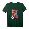 Dabbing Einhorn Peru Fußball Mannschaft T-Shirt mit peruanischer Flagge - Lustige Fanbekleidung für Fußballfans und Supporter