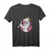 Muskel Einhorn T-Shirt - Lustiges Krafttraining Shirt mit Hantel für Einhorn- und Fitnessfans, Geschenk zum HapMonkey
