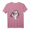 Muskel Einhorn T-Shirt - Lustiges Krafttraining Shirt mit Hantel für Einhorn- und Fitnessfans, Geschenk zum HapMonkey