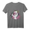 Muskel Einhorn T-Shirt - Lustiges Krafttraining Shirt mit Hantel für Einhorn- und Fitnessfans, Geschenk zum HapMonkey