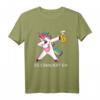 Es eskaliert eh Dabbing Einhorn mit Bierkrug T-Shirt – Lustiges Bierliebhaber Outfit für Volksfest & Feiern