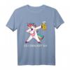 Es eskaliert eh Dabbing Einhorn mit Bierkrug T-Shirt – Lustiges Bierliebhaber Outfit für Volksfest & Feiern